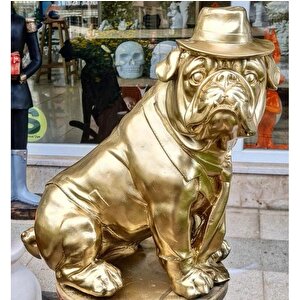 By Ari̇ Şapkali Bulldog Bahçe Dekoru Bd320-3