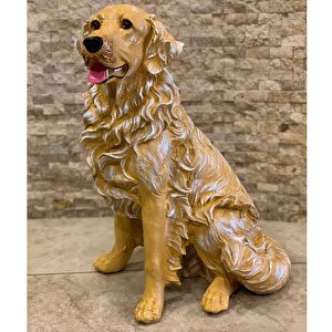 By Ari̇ Golden Köpek Bahçe Dekoru Bd138-3
