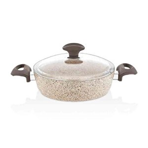 Creamy Karnıyarık Granit Tencere 24 Cm Model : Cre 3007