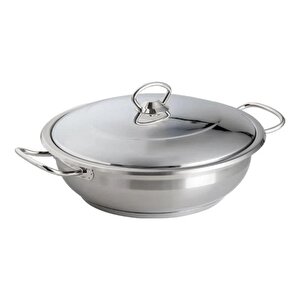 Gastro 28 Cm Basık Çelik Tencere