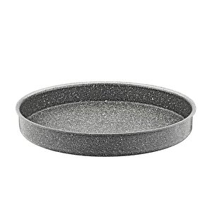 3412 Granit Fırın Tepsisi 34x5 Cm Gri