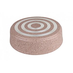 3411 Granit Yuvarlak Fırın Tepsisi 30x8,5 Cm Kahverengi