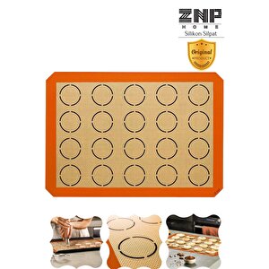 Oven | Silikon Fırınlanabilir Pişirme Kağıdı 30x40 Cm Kendinden Yağlı Yıkanabilir Silpat Hamur Açma Matı