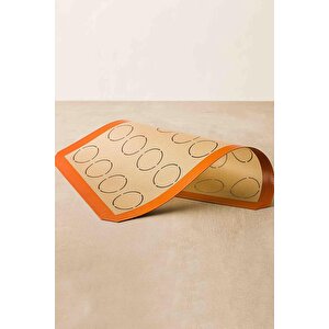 Oven | Silikon Fırınlanabilir Pişirme Kağıdı 30x40 Cm Kendinden Yağlı Yıkanabilir Silpat Hamur Açma Matı