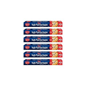Roll-up Yağlı Fırın Tepsi Pişirme Kızartma Kağıdı - 37x42 Cm. - 16 Yaprak - 5 Kutu