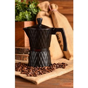 Taşev T1203 Adamante Moka Pot 6 Fincan (alüminyum)