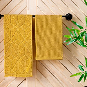 Schafer Solid Home 2 Li Kurulama Bezi 40x60 Cm-hardal