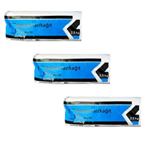 Arma Plastik Kağıt Düz Tabaka Şeffaf Poşet Naylon - 35 X 50 Cm. - 2.5 Kg.lık 3 Paket