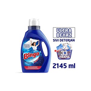 Bingo Ultra Beyaz Sıvı Çamaşır Deterjanı 2145 Ml