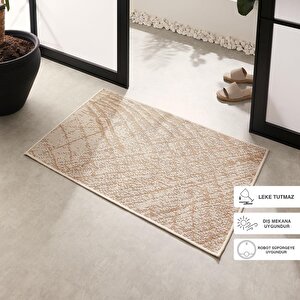 Leke Tutmaz İç Dış Mekan Bej Renk Desenli Papas 60 X 90 Cm