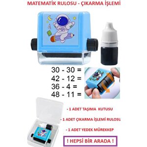 Matematik İşlem Rulosu Çıkarma İşlemi Alıştırma Çıkartma Soru Çözme