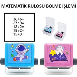 Matematik İşlem Rulosu Bölme İşlemi Alıştırma Soru Çözme