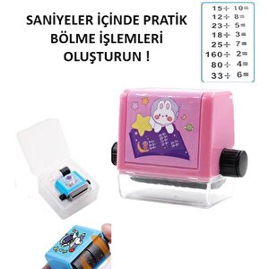 Matematik İşlem Rulosu Bölme İşlemi Alıştırma Soru Çözme