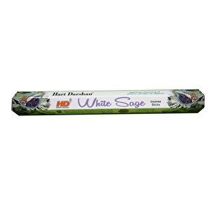 Hari Darshan White Sage Çiçek Çubuk Tütsü - Oda Ortam Kukusu - 20 Adetlik 5 Paket