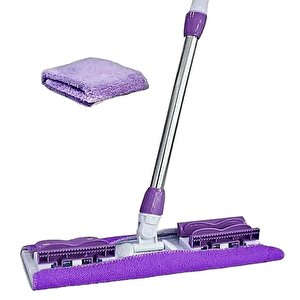 Evima Teleskopik Uzatılabilir Mandallı Sihirli Mikrofiber Bezli Mop Paspas Seti Takımı - 1 Adet