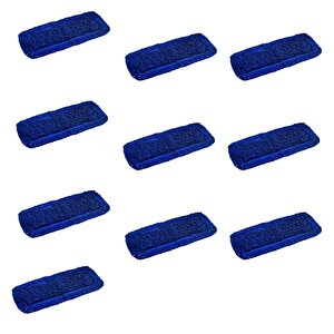Cod-ex Orlon Nemli Palet Tablet Toz Toplama Statik Mop - Mavi - 50 Cm. - 10 Adet