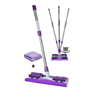 Dmr Teleskopik Uzatılabilir Tablet Palet Sihirli Mikrofiber Bezli Mop Paspas Seti Takımı - 1 Adet