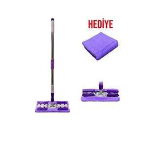 Dmr Teleskopik Uzatılabilir Tablet Palet Sihirli Mikrofiber Bezli Mop Paspas Seti Takımı - 1 Adet