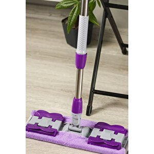 Dmr Teleskopik Uzatılabilir Tablet Palet Sihirli Mikrofiber Bezli Mop Paspas Seti Takımı - 1 Adet