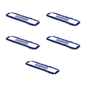 Orlon Nemli Palet Tablet Toz Toplama Statik Mop Takımı Seti - 40 Cm. 5 Moplu 1 Takım