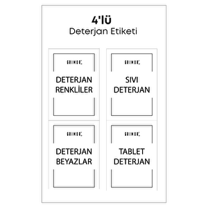 1 Adet Sızdırmaz Depolama Sıvı Toz Deterjan Erzak Saklama Kutusu- Ölçekli Deterjan Kutusu 1100 ml Etiket Hediyeli
