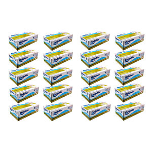 Dolphin Tek Kullanımlık Lateks Beyaz Pudralı Small Muayne Eldiveni - 20 Adet 100'lü Paket/koli