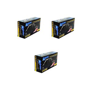 Dolphin Tek Kullanımlık Lateks Siyah Pudrasız Nitril Muayne Eldiveni Meidum Orta Boy - 100'lü 3paket