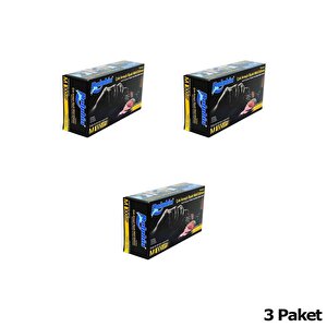 Dolphin Tek Kullanımlık Lateks Siyah Pudrasız Nitril Muayne Eldiveni Meidum Orta Boy - 100'lü 3paket