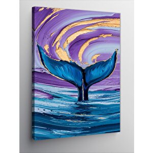 Kanvas Tablo Dalışa Geçen Yunus 100x140 cm