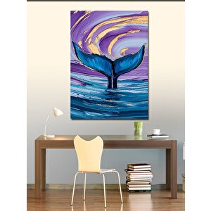 Kanvas Tablo Dalışa Geçen Yunus 100x140 cm