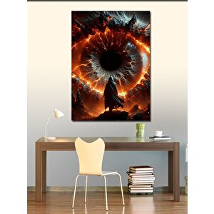 Kanvas Tablo Büyücü Ve Soyut Göz 70x100 cm