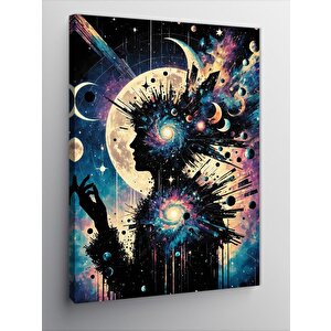Kanvas Tablo Soyut Adam 70x100 cm