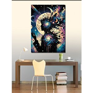 Kanvas Tablo Soyut Adam 70x100 cm