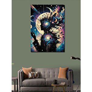 Kanvas Tablo Soyut Adam 70x100 cm