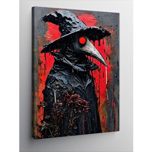 Kanvas Tablo Karga Maskeli Adam 100x140 cm