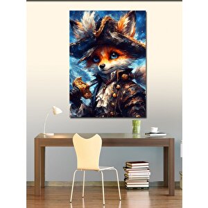 Kanvas Tablo Korsan Tilki 70x100 cm