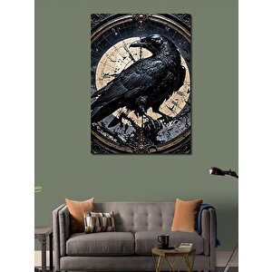 Kanvas Tablo Asil Karga 70x100 cm