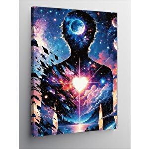 Kanvas Tablo Soyut İnsan 70x100 cm