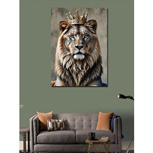 Kanvas Tablo Orman Kralı Aslan 70x100 cm