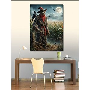 Kanvas Tablo Korkuluk Ve Karga 70x100 cm