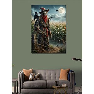 Kanvas Tablo Korkuluk Ve Karga 70x100 cm