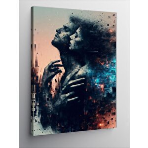 Kanvas Tablo Soyut Çift