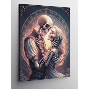 Kanvas Tablo İskeletlerin Aşkı
