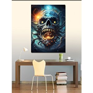 Kanvas Tablo Soyut Kuru Kafa 70x100 cm