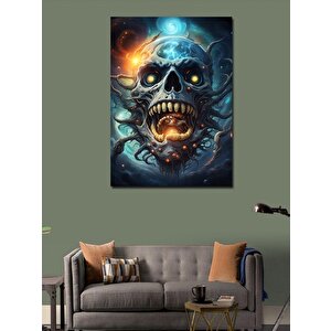 Kanvas Tablo Soyut Kuru Kafa 70x100 cm