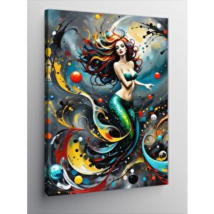 Kanvas Tablo Soyut Deniz Kızı 70x100 cm