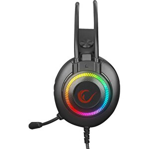 Rm-k27 X-jammer 3.5 Mm 7 Renk Ledli Kulak Üstü Oyuncu Kulaklığı