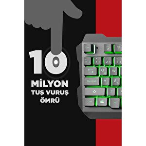 Rampage Kb-r57 X-jammer Gökkuşağı Aydınlatmalı Usb Tam Türkçe Gaming Oyuncu Klavyesi