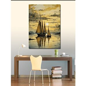 Kanvas Tablo Yelkenli Tekneler 70x100 cm
