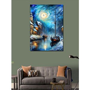Kanvas Tablo Yelkenli Tekneler 70x100 cm